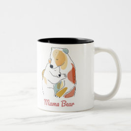 Taza Bicolor Tasse 2 Couleurs Mama Bear Mothers Day