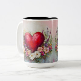 Taza Bicolor Tasse 2 Couleurs Personalized Valentine Coffee Mug