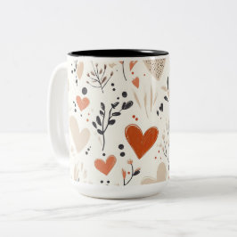 Taza Bicolor Tasse 2 Couleurs Personalized Valentine Coffee Mug