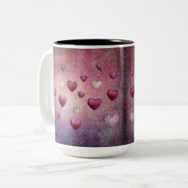 Taza Bicolor Tasse 2 Couleurs Personalized Valentine Coffee Mug