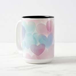 Taza Bicolor Tasse 2 Couleurs Personalized Valentine Coffee Mug