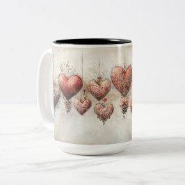 Taza Bicolor Tasse 2 Couleurs Personalized Valentine Coffee Mug