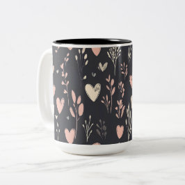 Taza Bicolor Tasse 2 Couleurs Personalized Valentine Coffee Mug