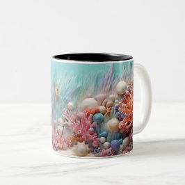 Taza Bicolor Tasse 2 Couleurs Under the sea Mug, Ocean Vibes Dr
