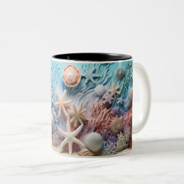 Taza Bicolor Tasse 2 Couleurs Under the sea Mug, Ocean Vibes Dr