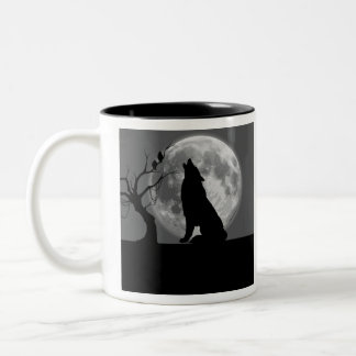 Taza Bicolor Tasse Artistique Nature et Pleine Lune