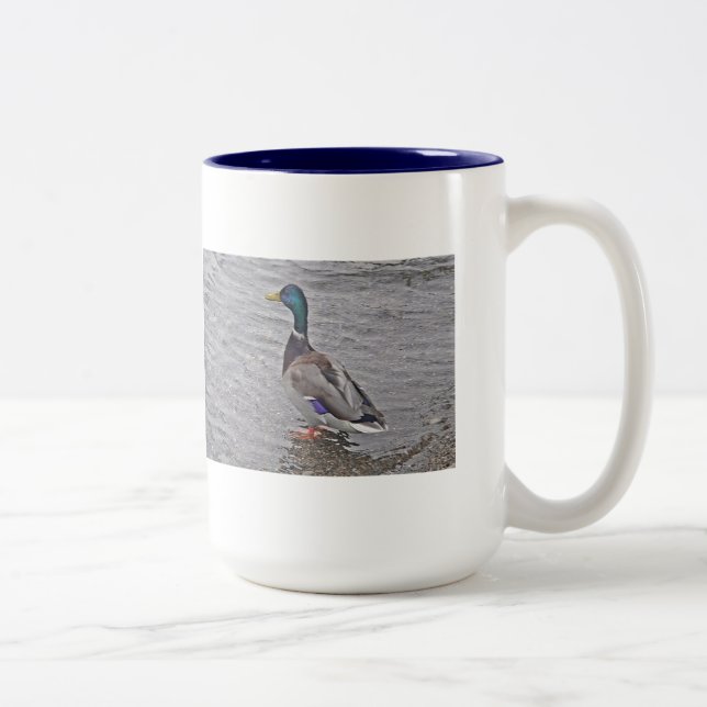 Taza Bicolor Tasse lustige Ente: diviértete (Derecha)