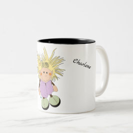 Taza Bicolor Tasse "My little witch"