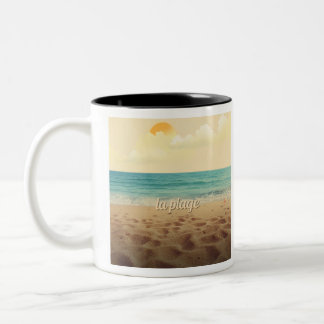 Taza Bicolor Tasse Paysage Bord de Mer Relaxant