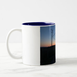 Taza Bicolor tasse sur coucher de solel