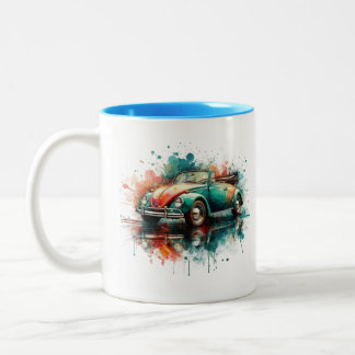 Taza Bicolor Tassen mit Bug Motiven