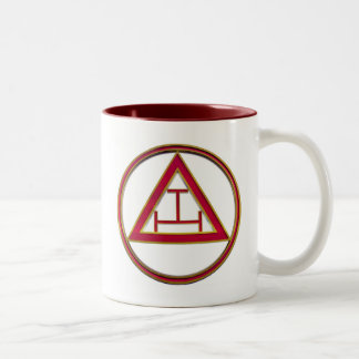 Taza Bicolor Tau real del triple del arco
