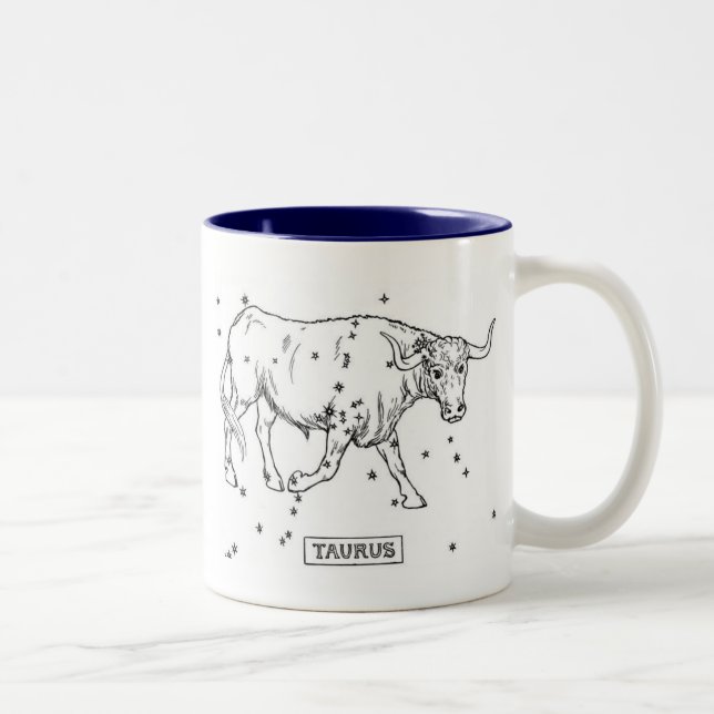 Taza Bicolor Tauro (Derecha)