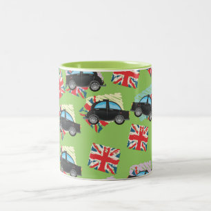 Taza Bicolor taxi negro