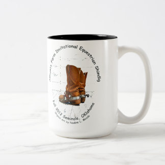 Taza Bicolor Taza, caída 2012 del paseo de la granja de Almosta