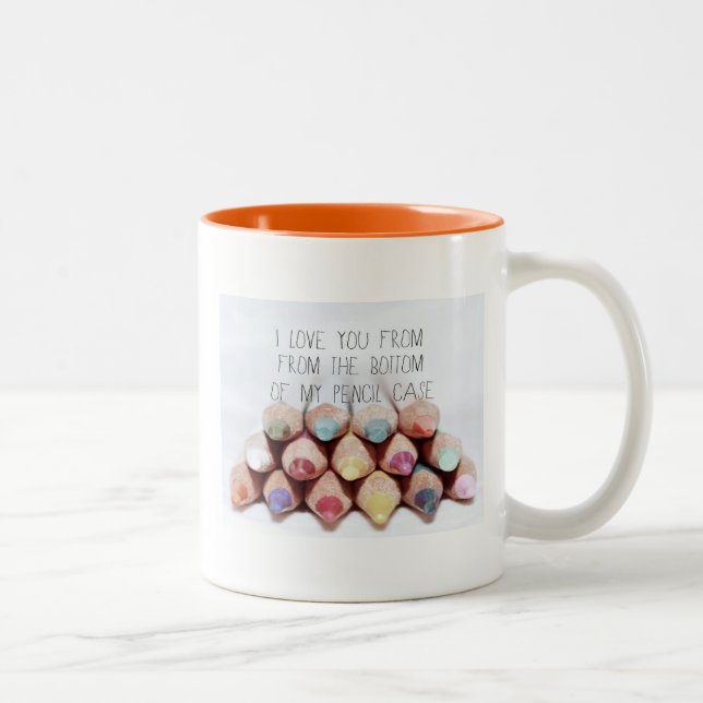 Taza Bicolor Taza…. Caso de lápiz (Derecha)