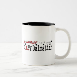 Taza Bicolor (Taza dálmata del amor de I)