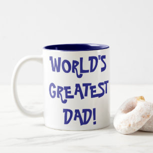 Taza Bicolor ¡Taza de café - el "PAPÁ MÁS GRANDE del MUNDO!