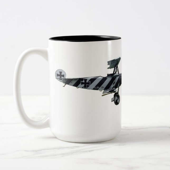 Taza Bicolor ¡Taza de Fokker DR1 239/17! (Izquierda)