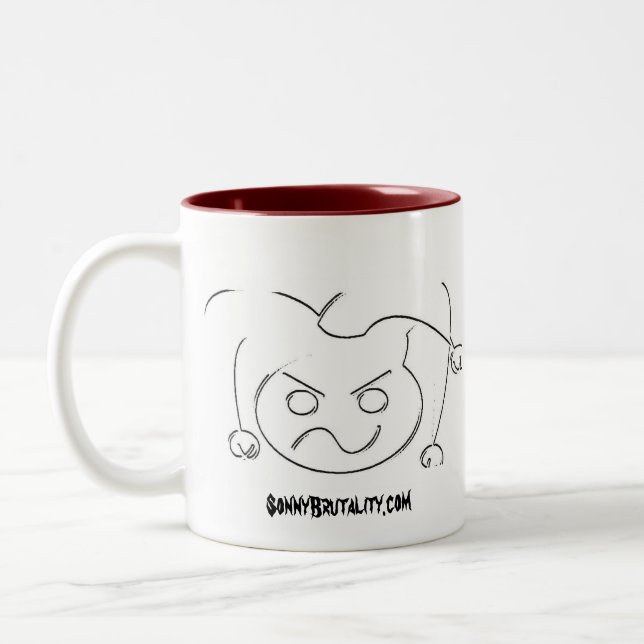Taza Bicolor ¡Taza de la brutalidad de Sonny!!! (Izquierda)