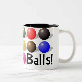 Taza Bicolor ¡Taza de las bolas para los jugadores y TODOS del