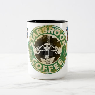 Taza Bicolor 🎸Taza de pirata Soul King | Esqueleto musical ☕.