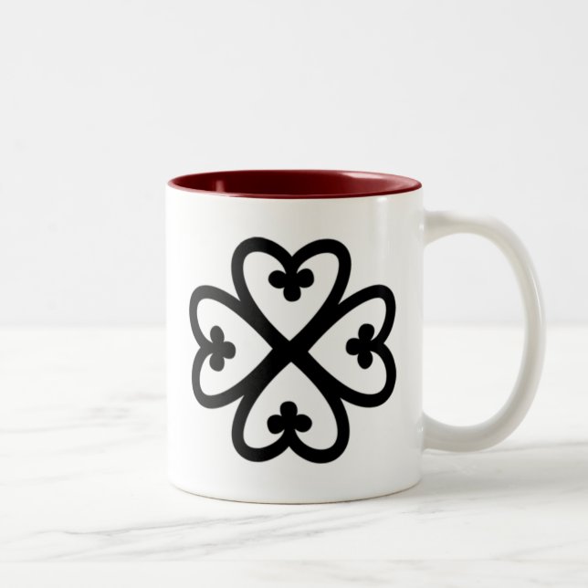 Taza Bicolor "Taza del DUA de Nyame" (Derecha)