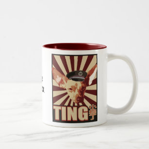 Taza Bicolor ¡Taza del régimen del TINTÍN de REVOLUCIÓN