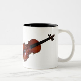 Taza Bicolor ¿Taza del violín - puede usted oír la música?