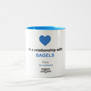 Taza Bicolor Taza: En una relación con los panecillos