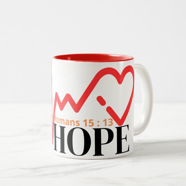 Taza Bicolor Taza-Esperanza (Anverso derecho)