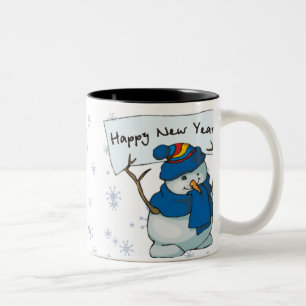 Taza Bicolor ¡Taza - Feliz Año Nuevo!