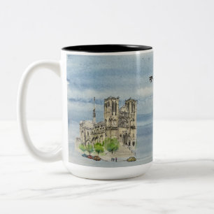Taza Bicolor Taza: Joanna volando y Catedral de Grace