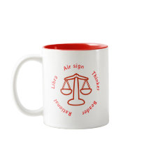 Taza-Libra del zodiaco