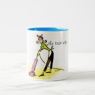 Taza Bicolor taza, mejor, esposa