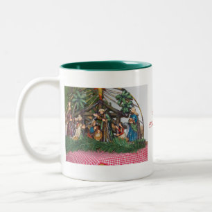 Taza Bicolor Taza/navidad/natividad