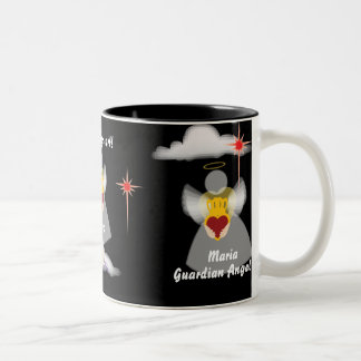 Taza Bicolor Taza-Personalizar del ángel de guarda