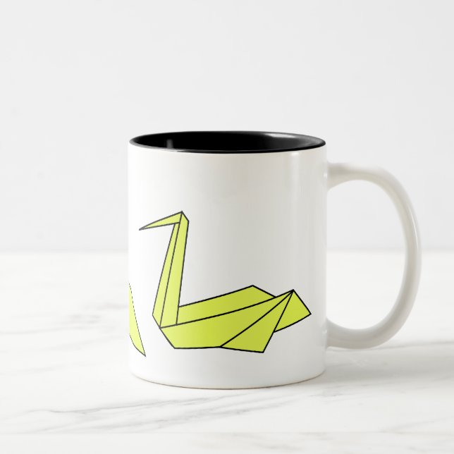 Taza Bicolor tazaorigami2 (Derecha)