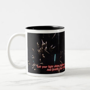 Taza Bicolor Tazas: Fuegos artificiales