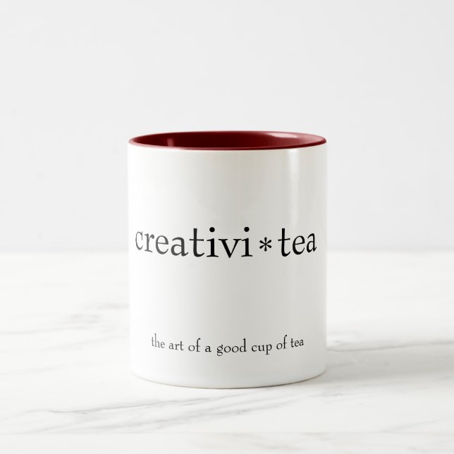 Taza Bicolor tazón "creativi-tea" (Centro)