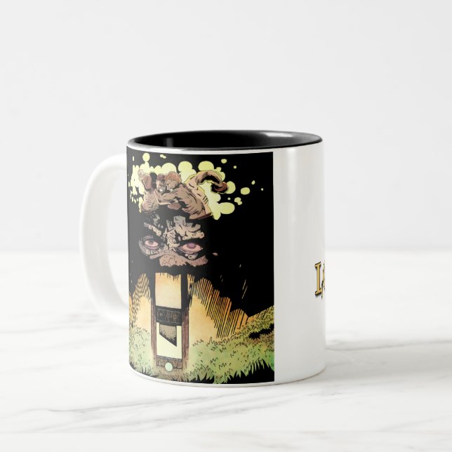 Taza Bicolor tazón de café de Jack London (Anverso izquierdo)