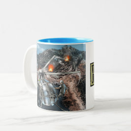 Taza Bicolor tazón de café del Vietnam Journal V2