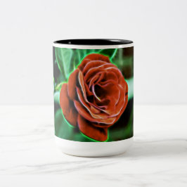 Taza Bicolor tazón de café Rosa