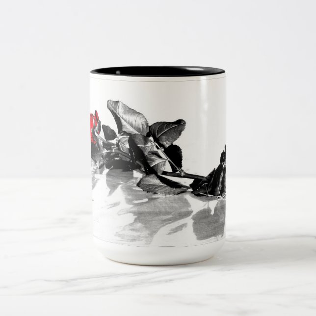 Taza Bicolor tazón de café Rosa (Centro)