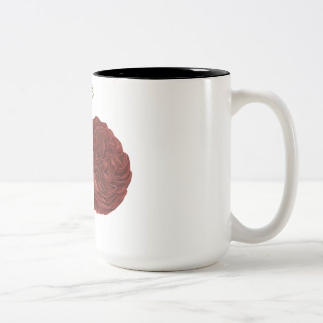 Taza Bicolor tazón de café Rosa (Derecha)