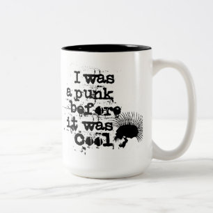 Taza Bicolor tazón de punk