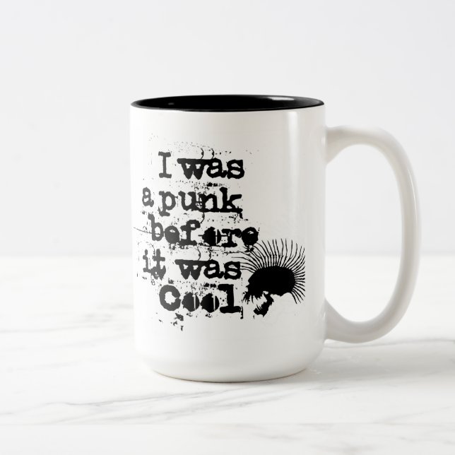 Taza Bicolor tazón de punk (Derecha)