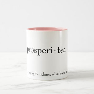 Taza Bicolor tazón "próspero"