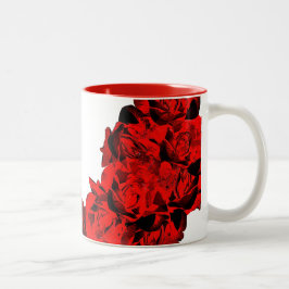 Taza Bicolor tazón rojo