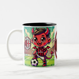 Taza Bicolor Tazza Milan calcio